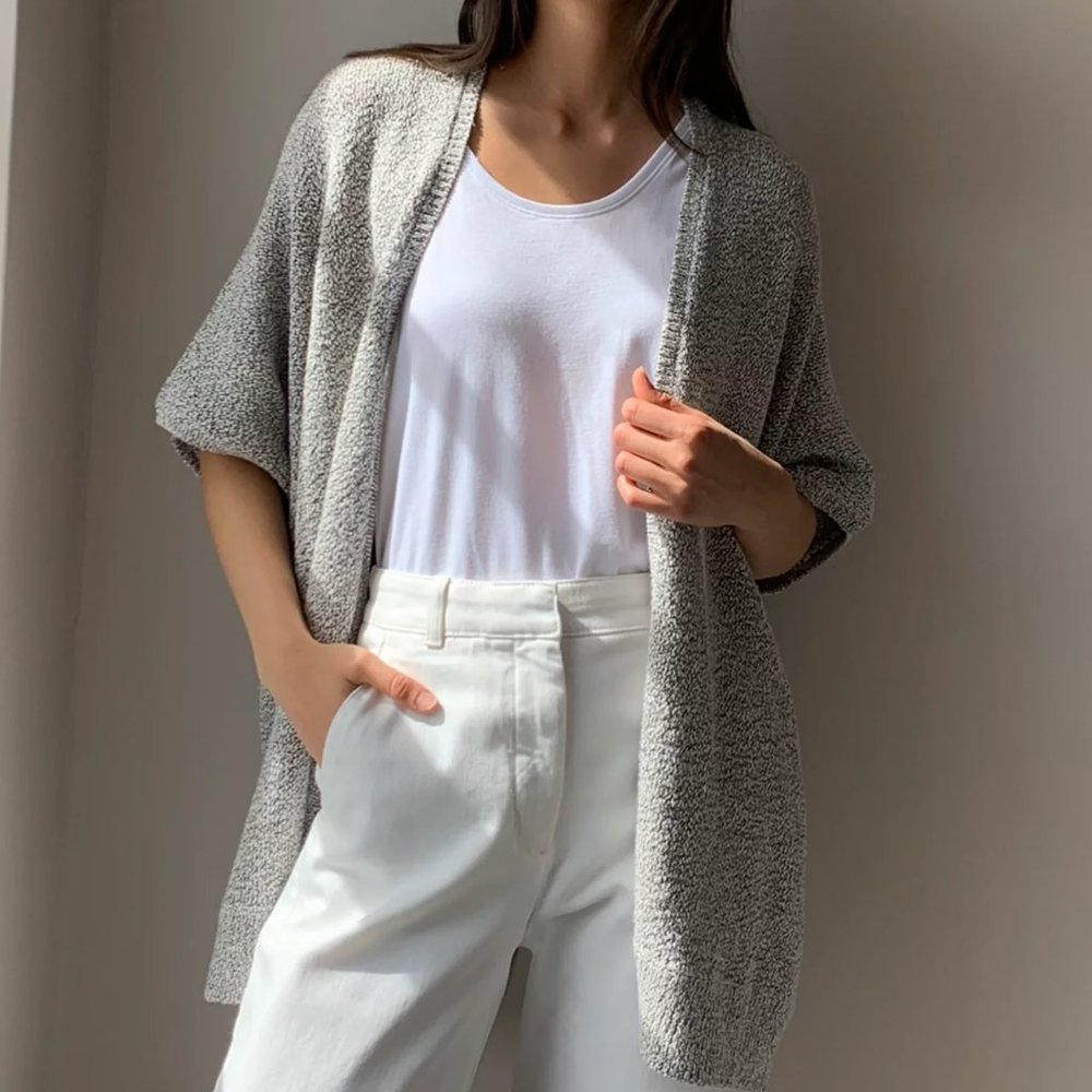Aritzia Community 'Ionic Cape' Knit Vest Throwover